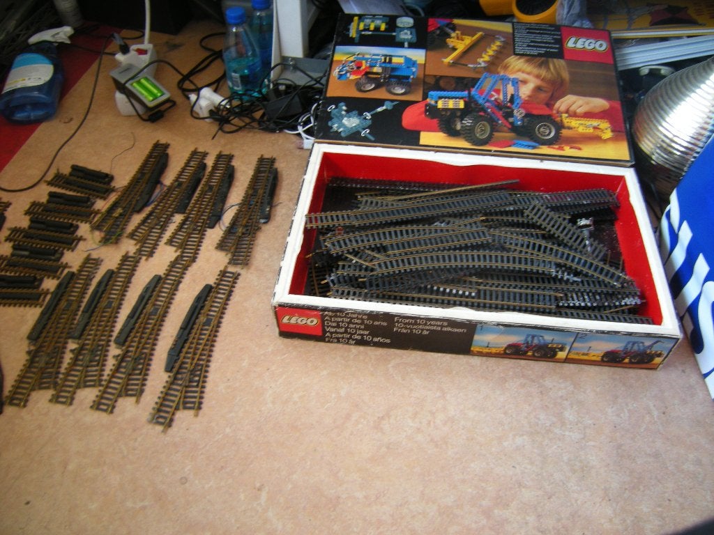 65x roco rails/10 roco wissels /1x roco kruis rails 5x ander, Wisselstroom, Gebruikt, Rails, Ophalen of Verzenden