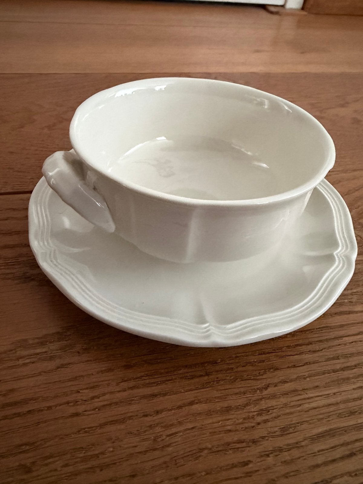 Soepkom met schotel Manoir Villeroy & Boch, Verzenden, Klassiek, Villeroy & Boch, Zo goed als nieuw