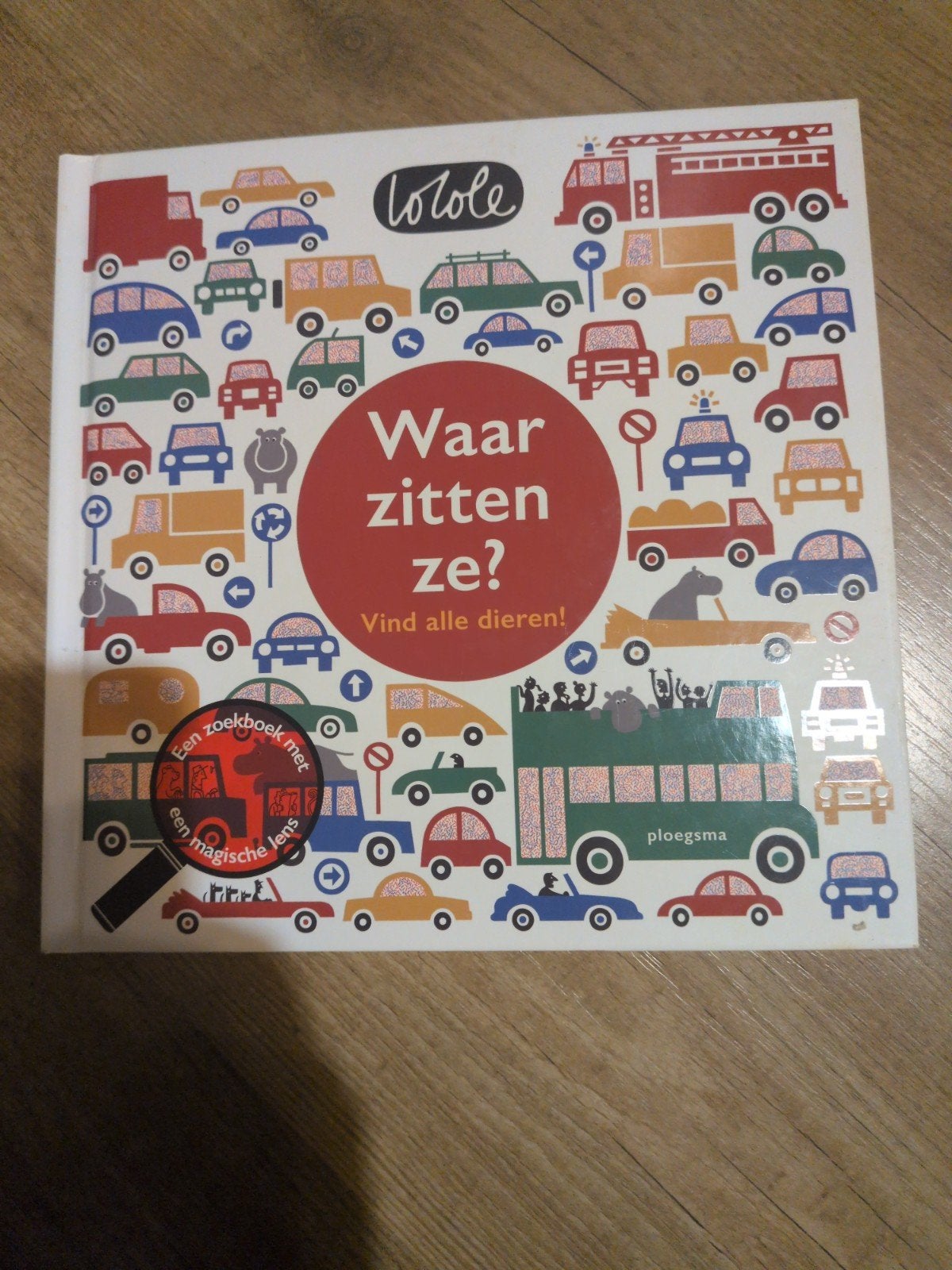 Waar zitten ze? Vind alle dieren! Zoekboek met magische lens, Jongen of Meisje, Zo goed als nieuw, 4 jaar, Ophalen