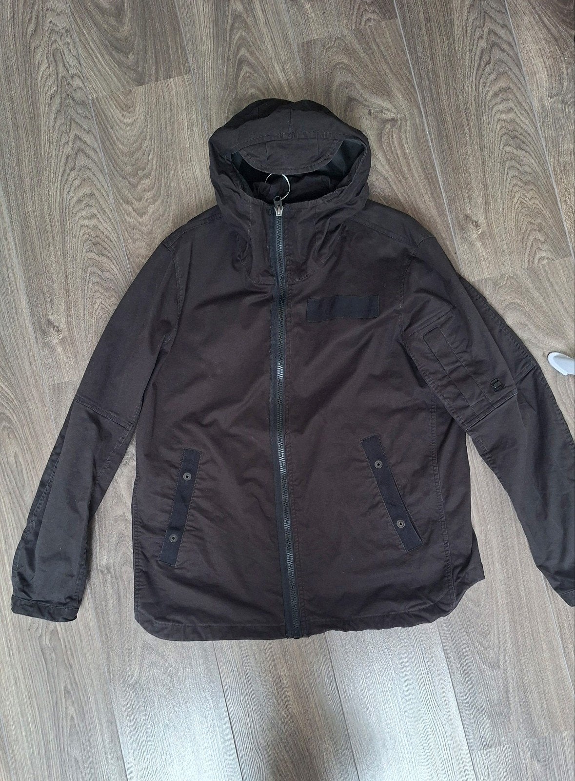 G Star Raw jas XXL Batt Hooded Jacket, Ophalen of Verzenden, Zo goed als nieuw, Overige maten, Zwart