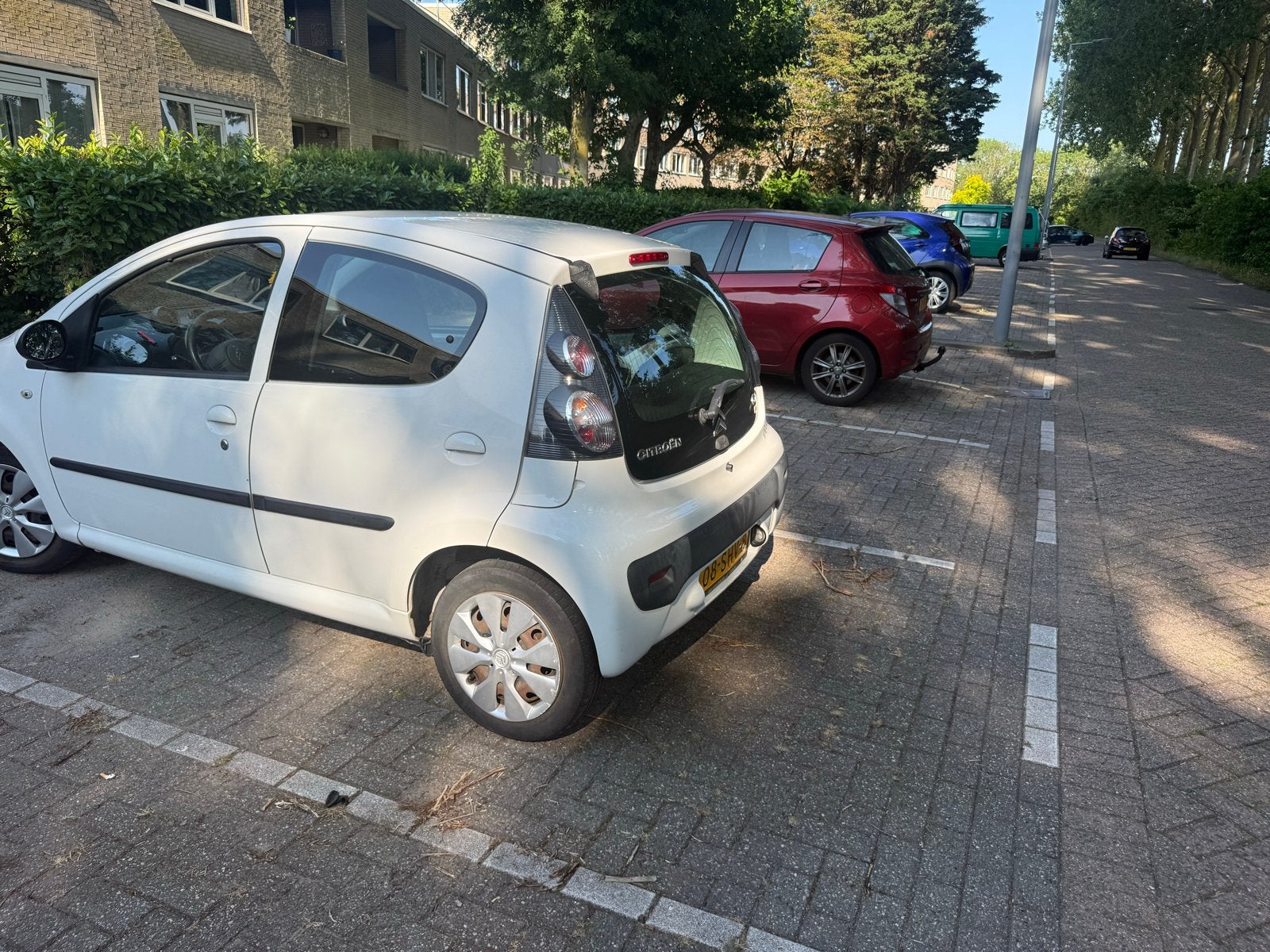 Citroën C1 1.0i 68PK 5D 2011 Wit, Auto's, Voorwielaandrijving, 4 stoelen, C1, Origineel Nederlands