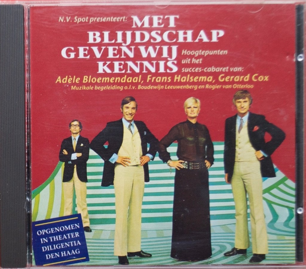cd Met blijdschap geven wij kennis Gerard Cox Frans Halsema, Ophalen of Verzenden, Gebruikt