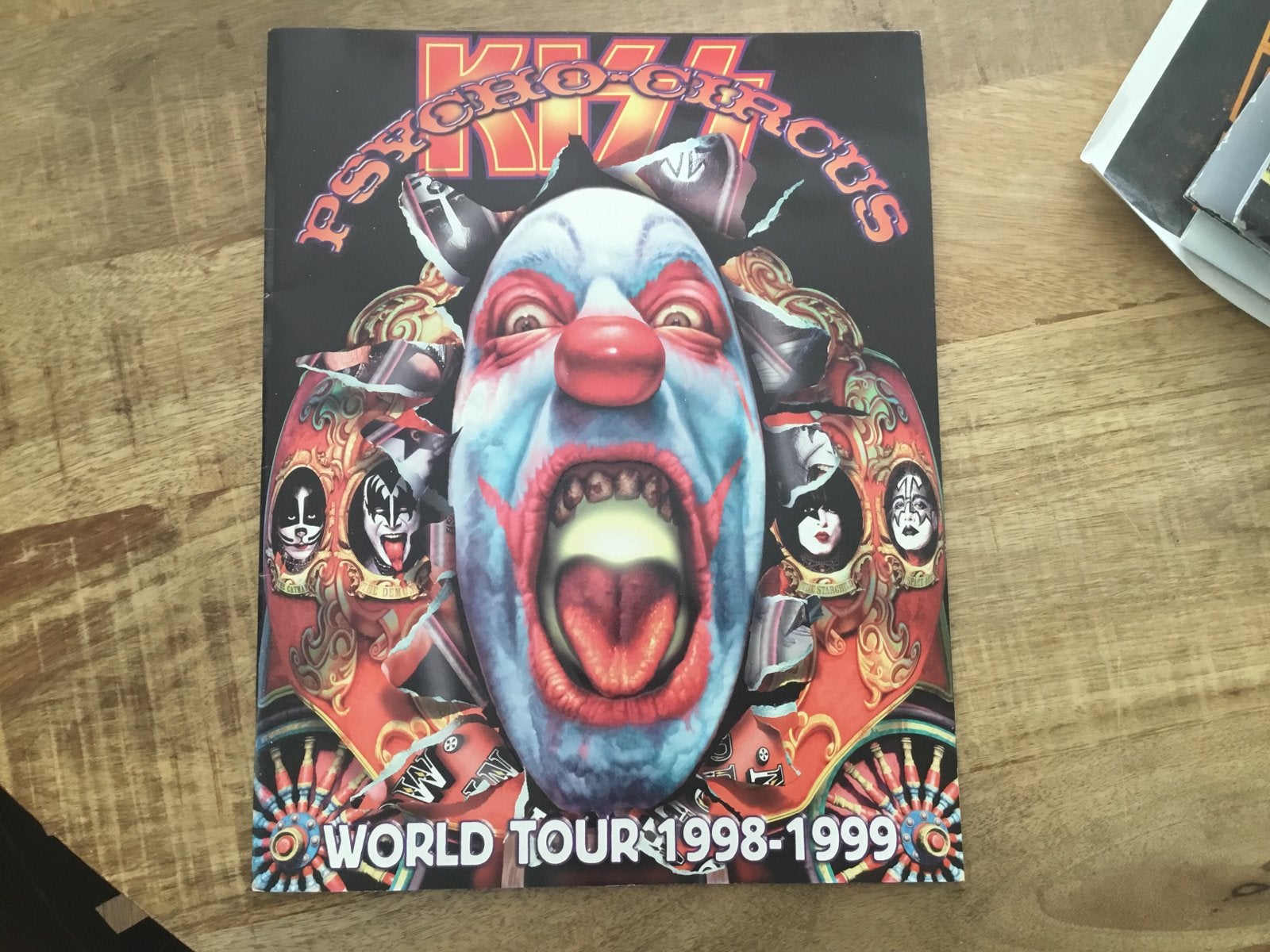 KISS Psycho Circus World Tour 1998-1999 Tourboek, Ophalen of Verzenden, Zo goed als nieuw