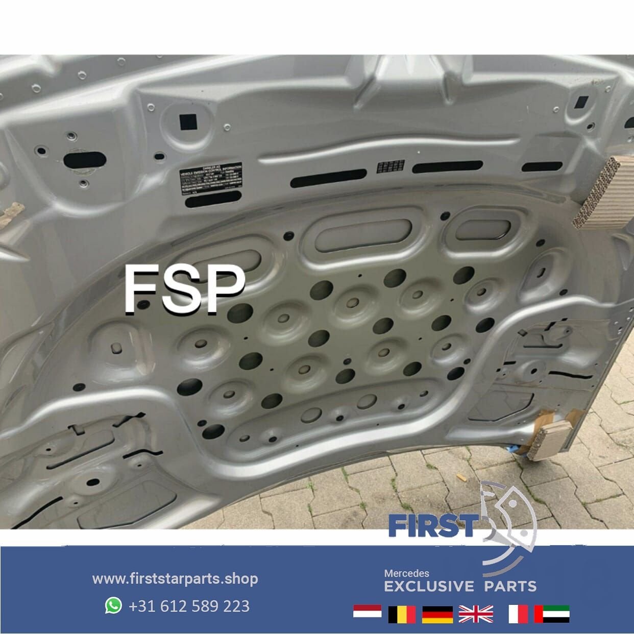 W218 X218 MOTORKAP ORIGINEEL Mercedes CLS KLASSE 2011-2018 G, Gebruikt, -, Voor, Ophalen of Verzenden