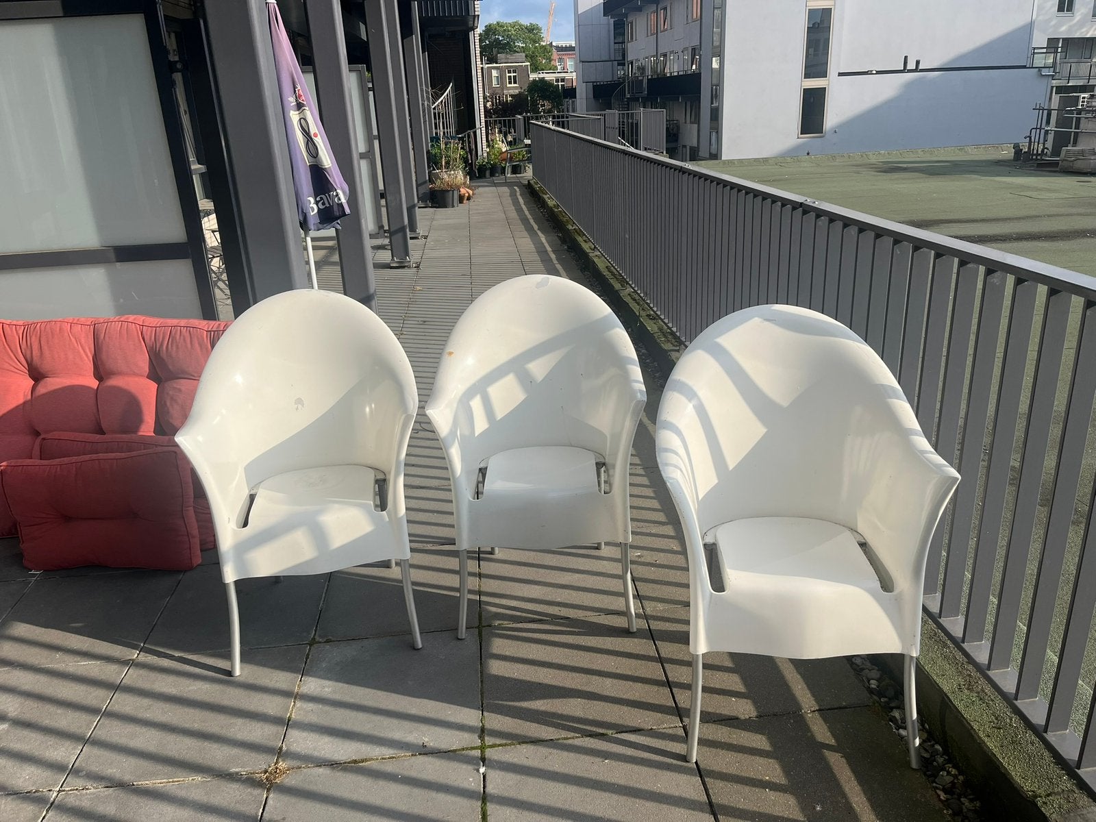 Philippe Starck tuinstoelen, Tuin en Terras, Tuinstoelen, Ophalen, Gebruikt, Kunststof