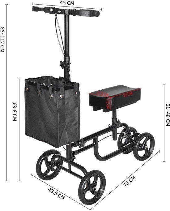 Kniestep voor ergonomische revalidatie, Ophalen, Lichtgewicht, Nieuw