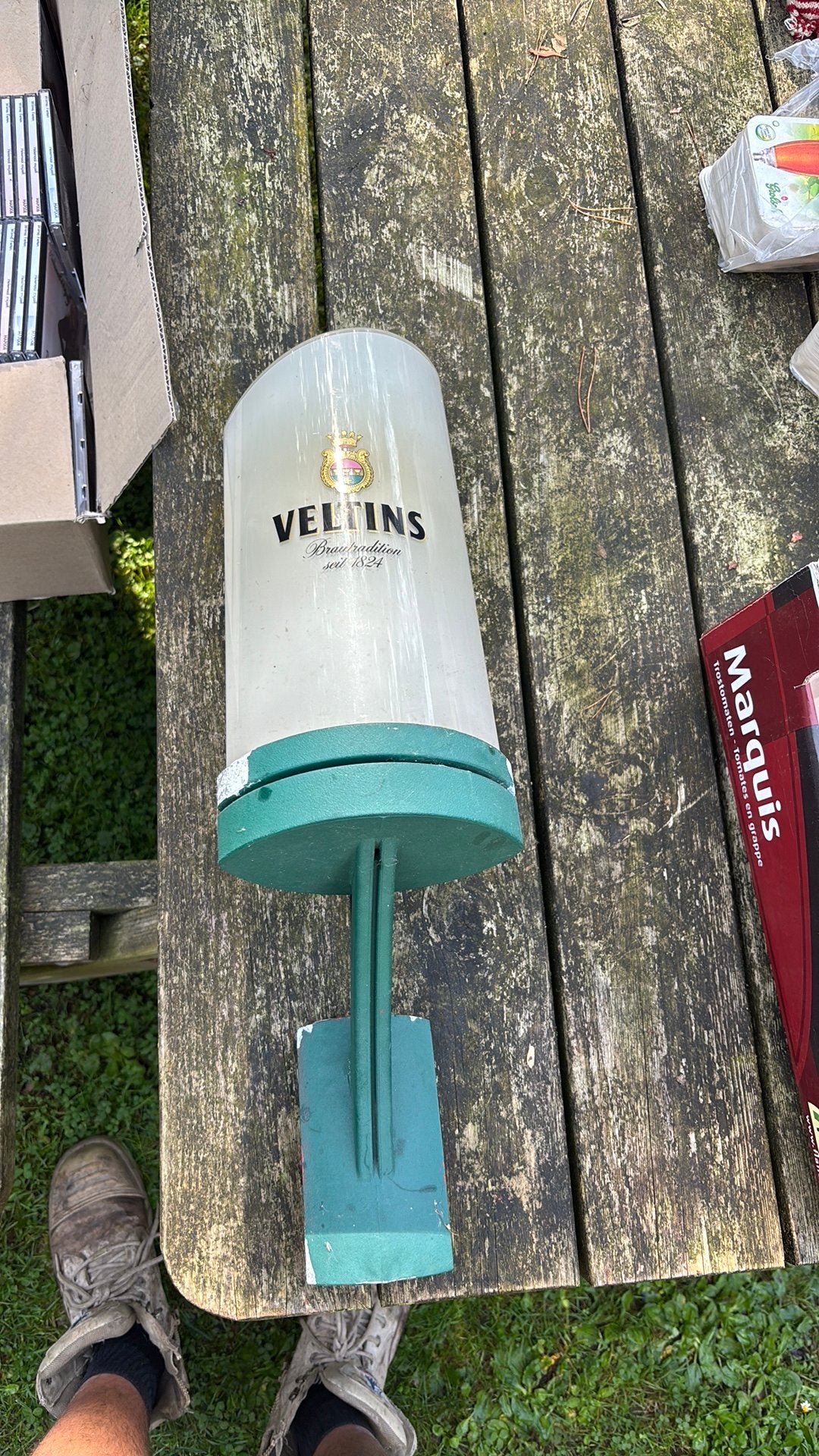 Veltins wandlamp mancave decoratie, Dieren en Toebehoren, Ophalen of Verzenden, Zo goed als nieuw, Overige typen