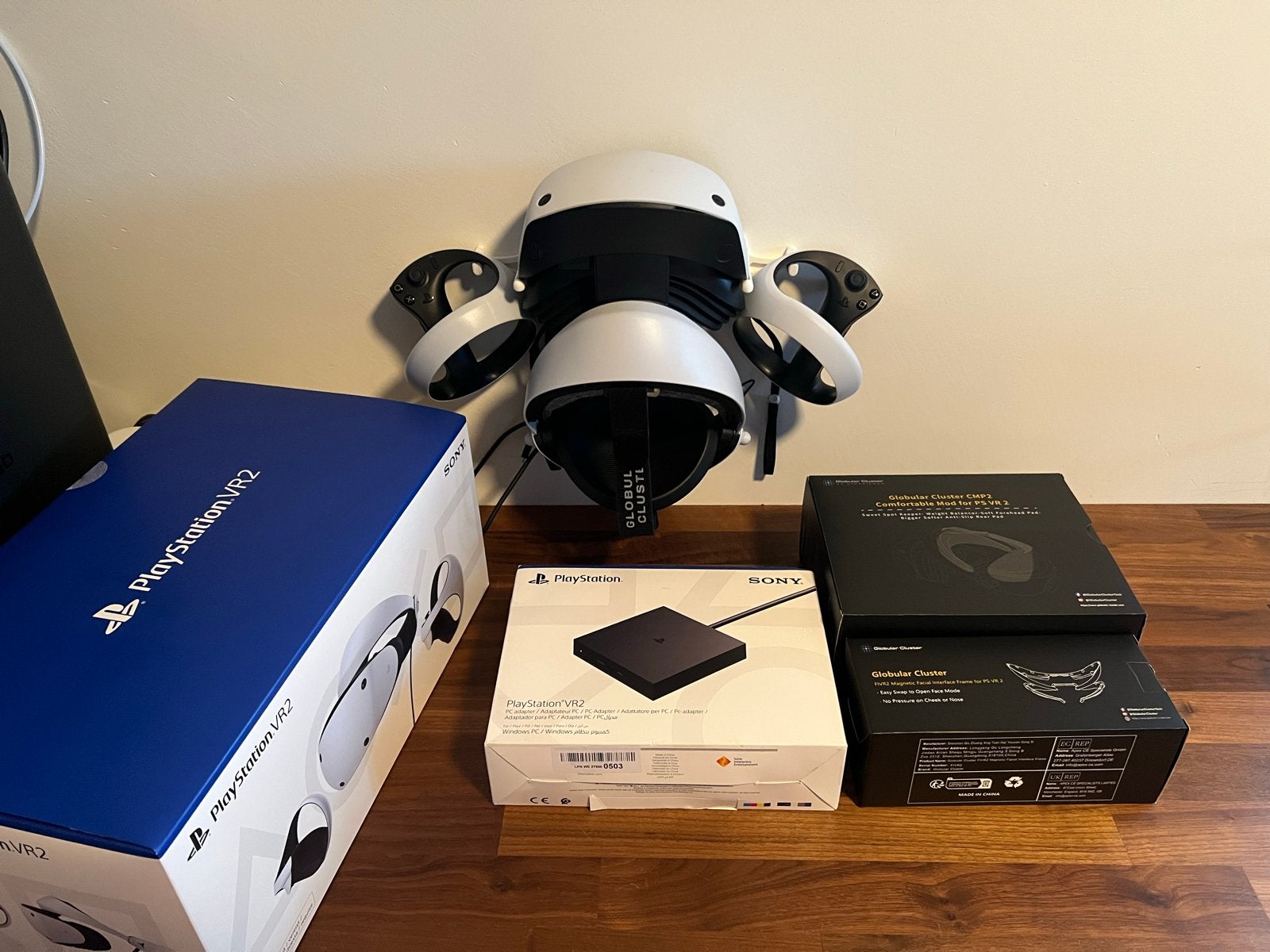 Psvr2 + gc comfort strap + pcvr adapter incl garantie, Ophalen of Verzenden, Zo goed als nieuw, VR-bril, Sony PlayStation