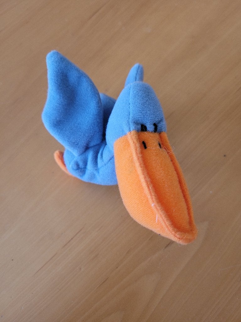 Ty Teenie Beanie Baby McDonalds Serie 2 Pelikaan Scoop, Ophalen of Verzenden, Zo goed als nieuw, Overige typen