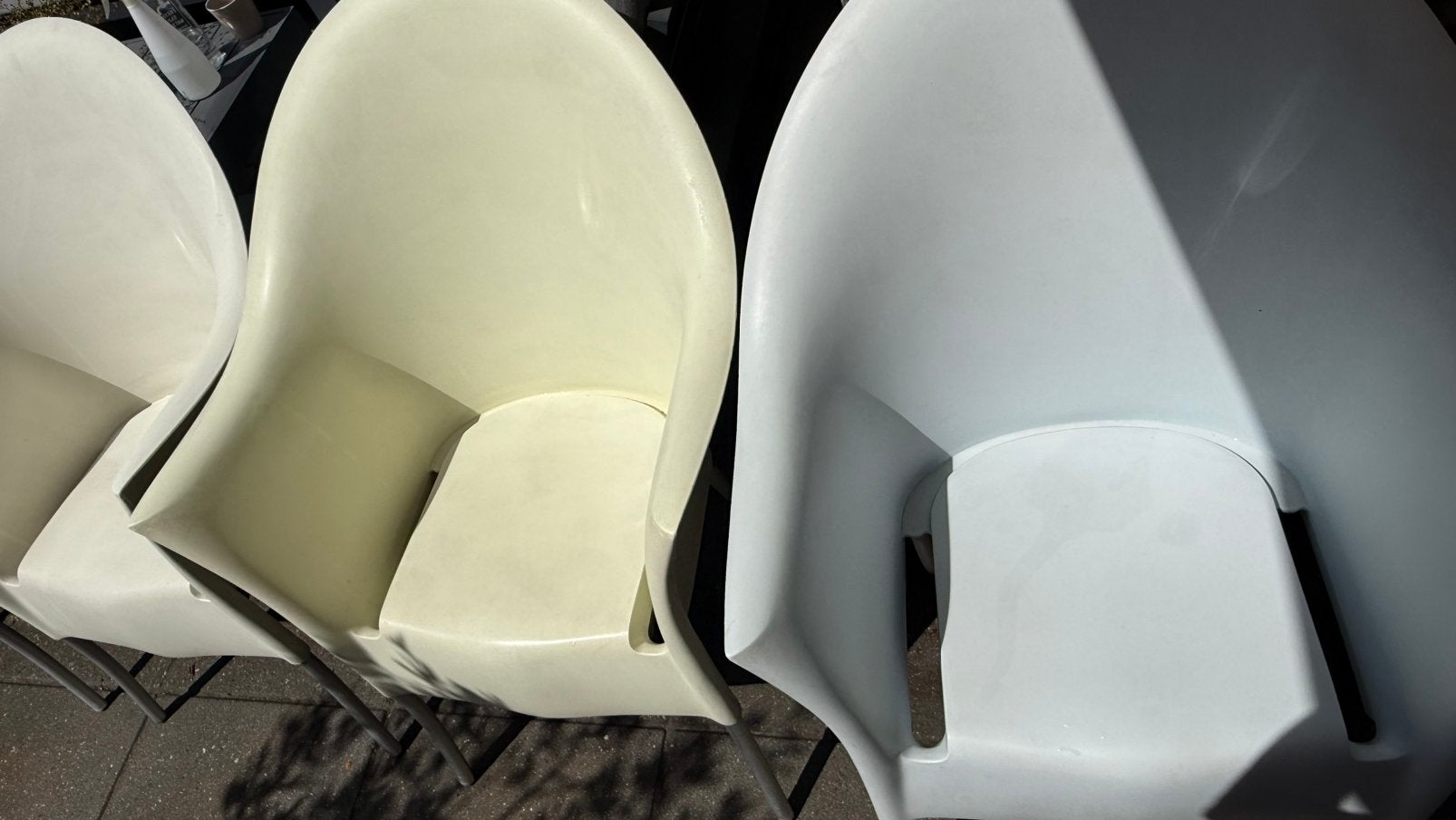 Lord Yo Philippe Starck stoelen MOETEN WEG, Tuin en Terras, Ophalen, Zo goed als nieuw, Kunststof