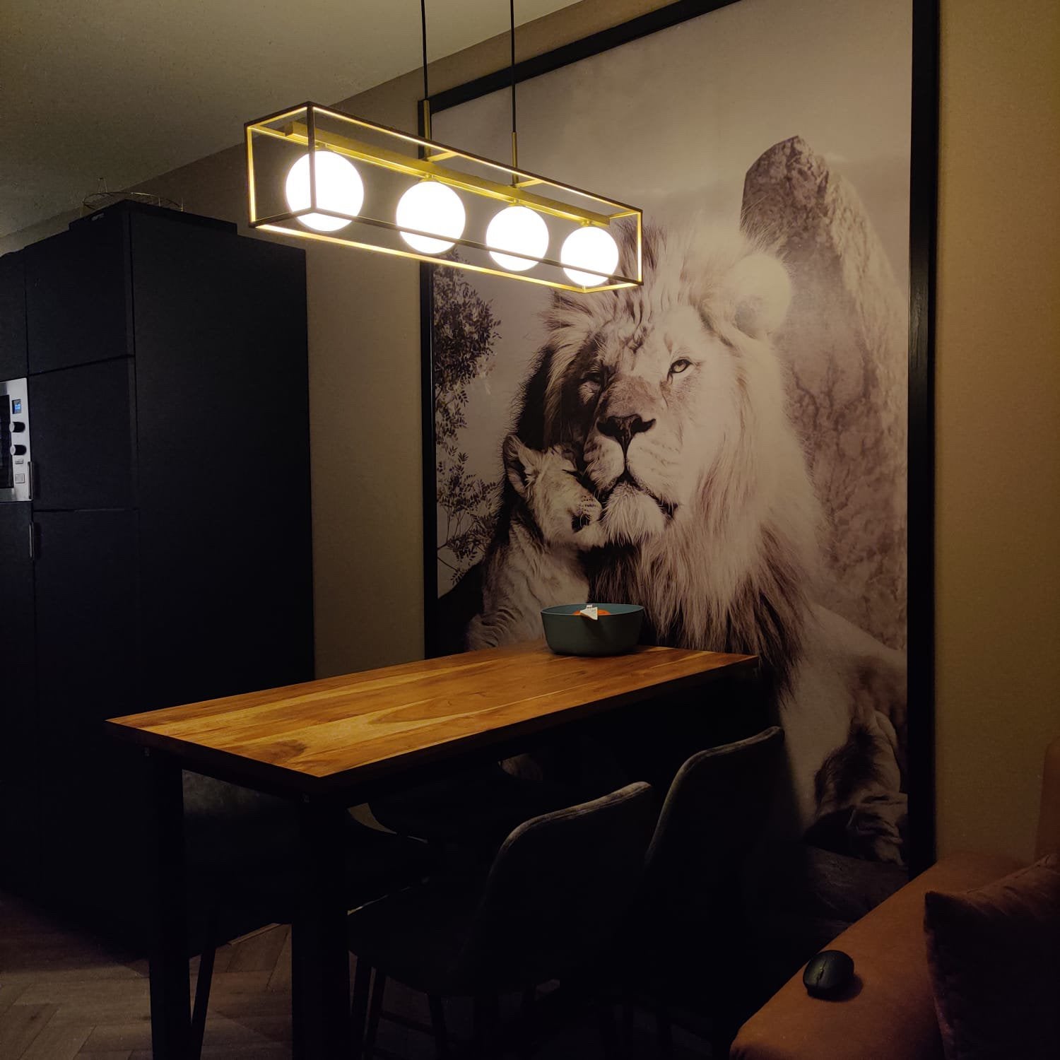 Leen Bakker bartafel mangohout - Zo goed als nieuw, Ophalen, 100 tot 150 cm, 50 tot 100 cm, Zo goed als nieuw