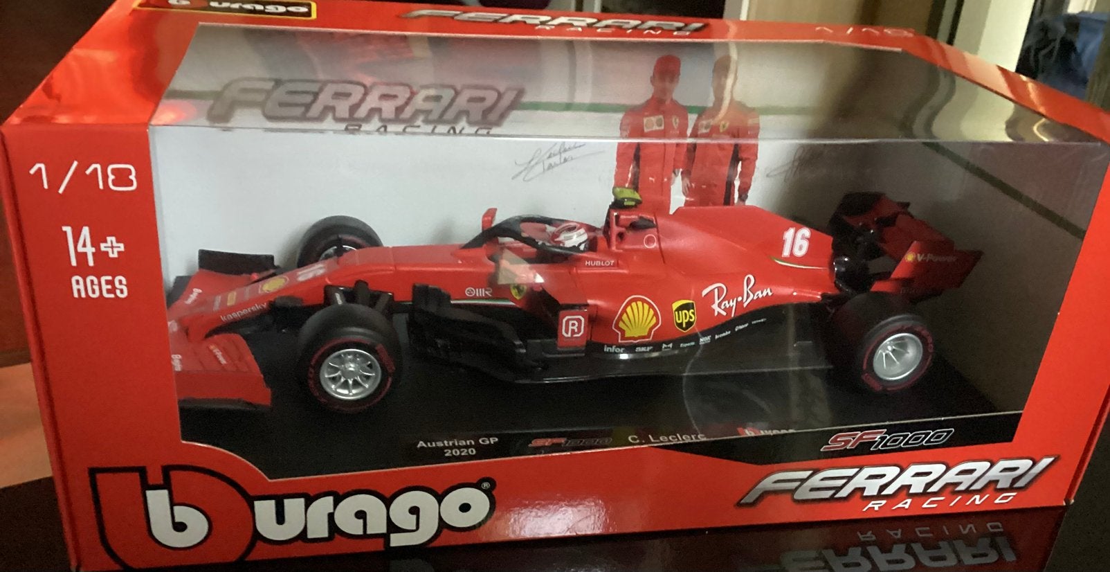Ferrari SF1000 F1 Leclerc, Ophalen of Verzenden, Zo goed als nieuw, Auto, Overige merken