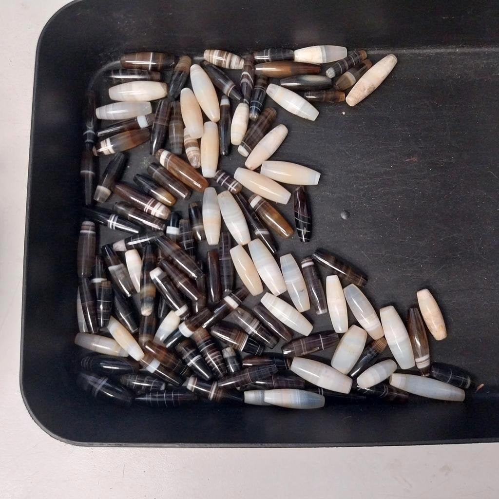 Lot met ongeboorde agaat staven, Ophalen of Verzenden