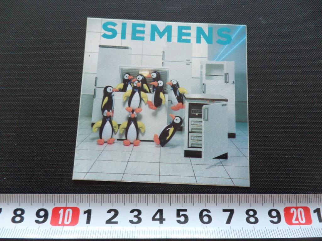 sticker SIEMENS witgoed koelkasten, Verzamelen, Stickers, Ophalen, Zo goed als nieuw