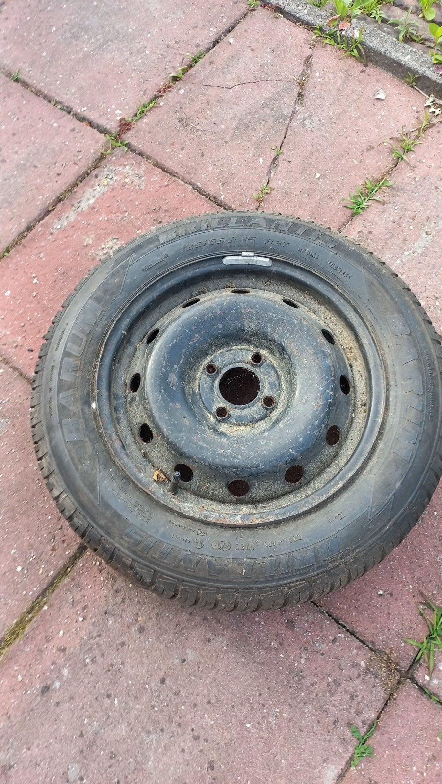 Dacia band velg 135/65R15 wiel, Ophalen, Gebruikt