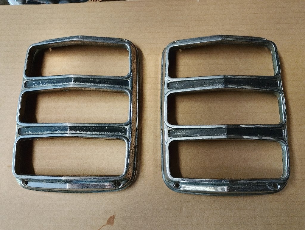 Ford Mustang chromen achterlicht raampjes, Auto-onderdelen, Ophalen, Gebruikt, Ford