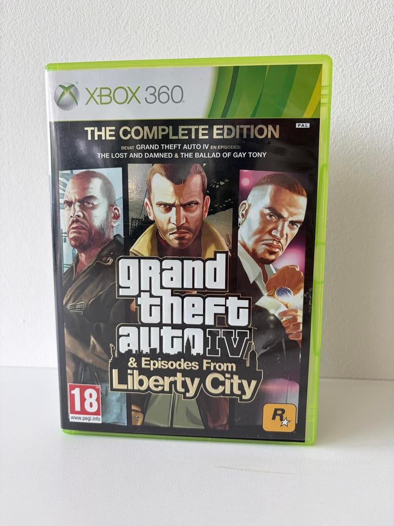 GTA IV Complete Edition Xbox 360 COMPLEET incl. Poster & Map, Avontuur en Actie, Vanaf 18 jaar, 1 speler, Ophalen of Verzenden