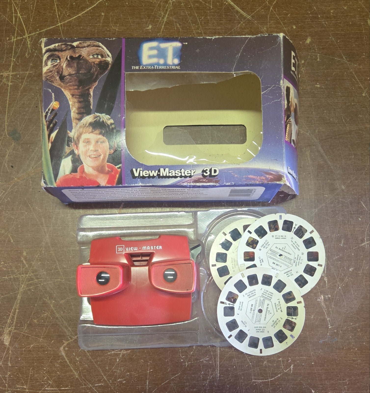 E.T. Viewmaster 3D 1982, Gebruikt, Ophalen of Verzenden, X, X