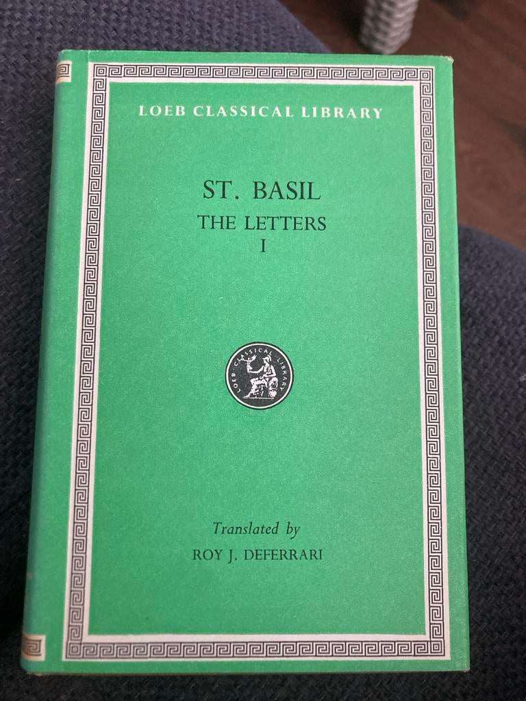 St. Basil: The Letters I, II, III, IV Loeb Classical Library, Ophalen of Verzenden, Gelezen