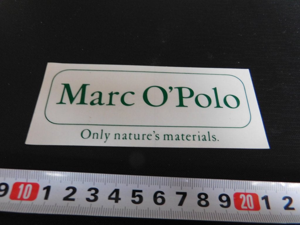 sticker Transparant Marc O'Polo  Only nature's materials, Ophalen, Zo goed als nieuw