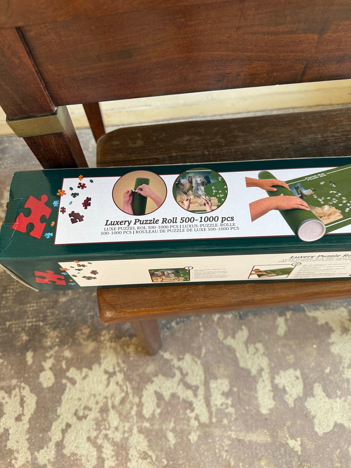 Luxe Puzzelmat Rol 500-1000 stukjes - Inclusief gratis puzze, Ophalen of Verzenden, 500 t/m 1500 stukjes, Nieuw, Legpuzzel