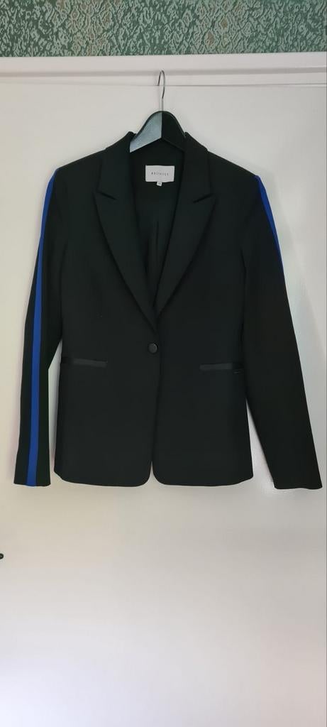Promiss blazer maat 34 - Zwart met blauwe streep, Promiss, Zwart, Ophalen of Verzenden, Zo goed als nieuw