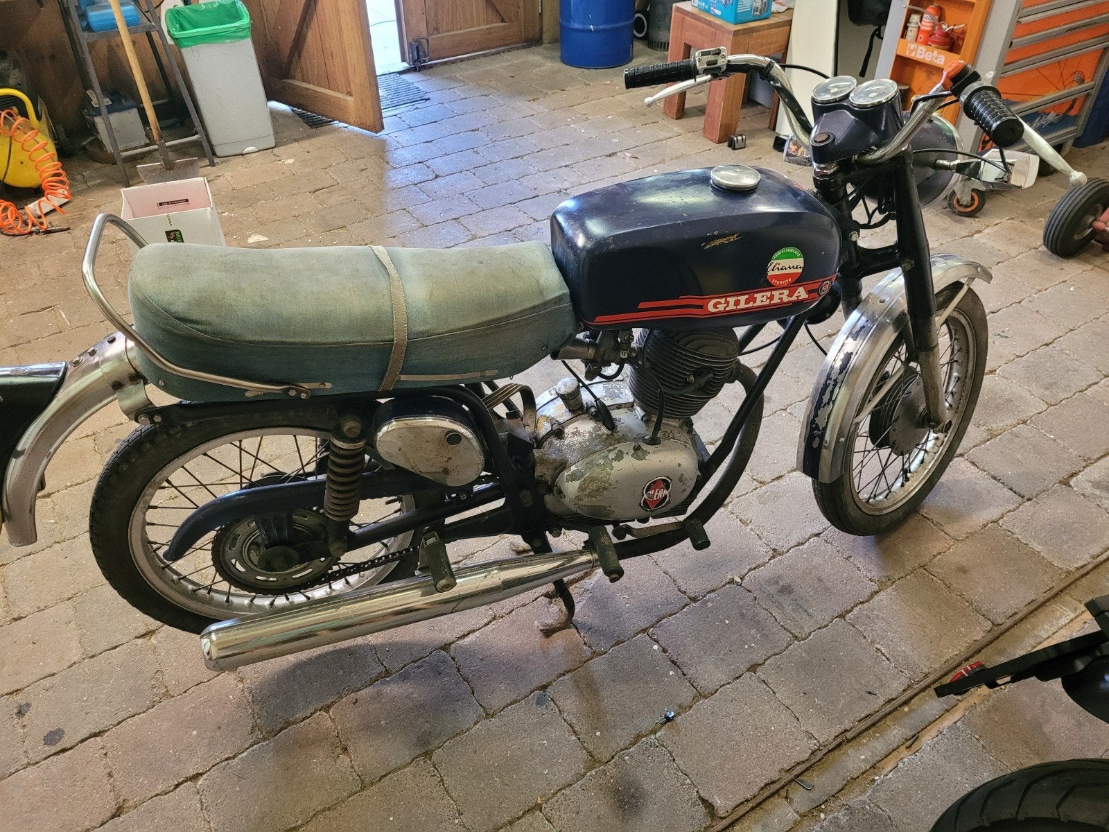 Gilera 127 cc - Klassieke Motorfiets uit 1968
