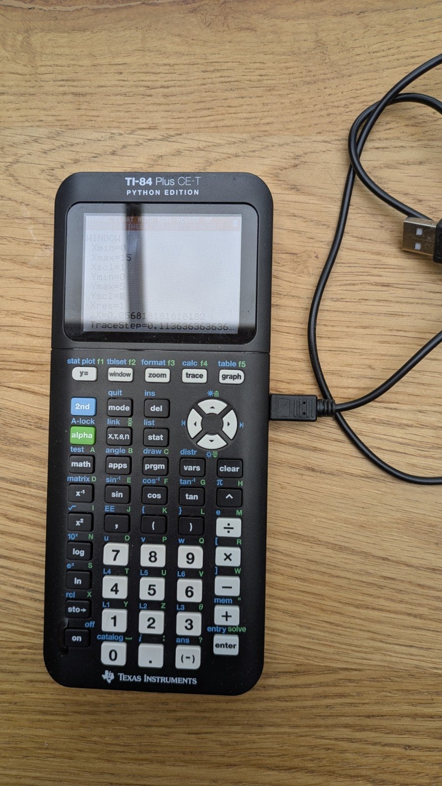 TI-84 Plus CE-T python edition, Ophalen of Verzenden, Gebruikt