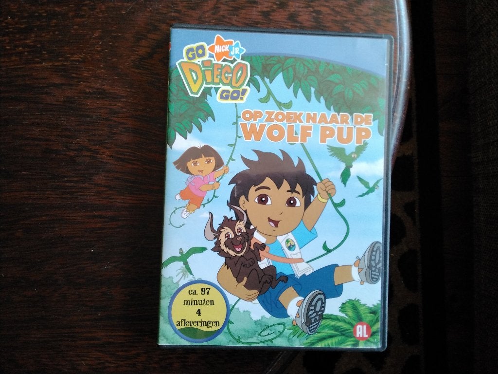 Diego op zoek naar de wolf pup, origineel, Avontuur, Alle leeftijden, Ophalen of Verzenden, Zo goed als nieuw