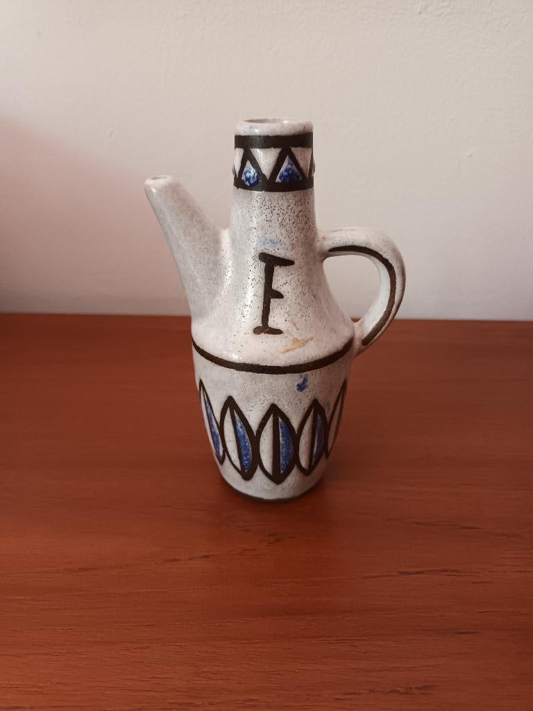 Azijn karafje/ ESSIG/ Keramiek/ Ceramano, Antiek en Kunst, Ophalen of Verzenden