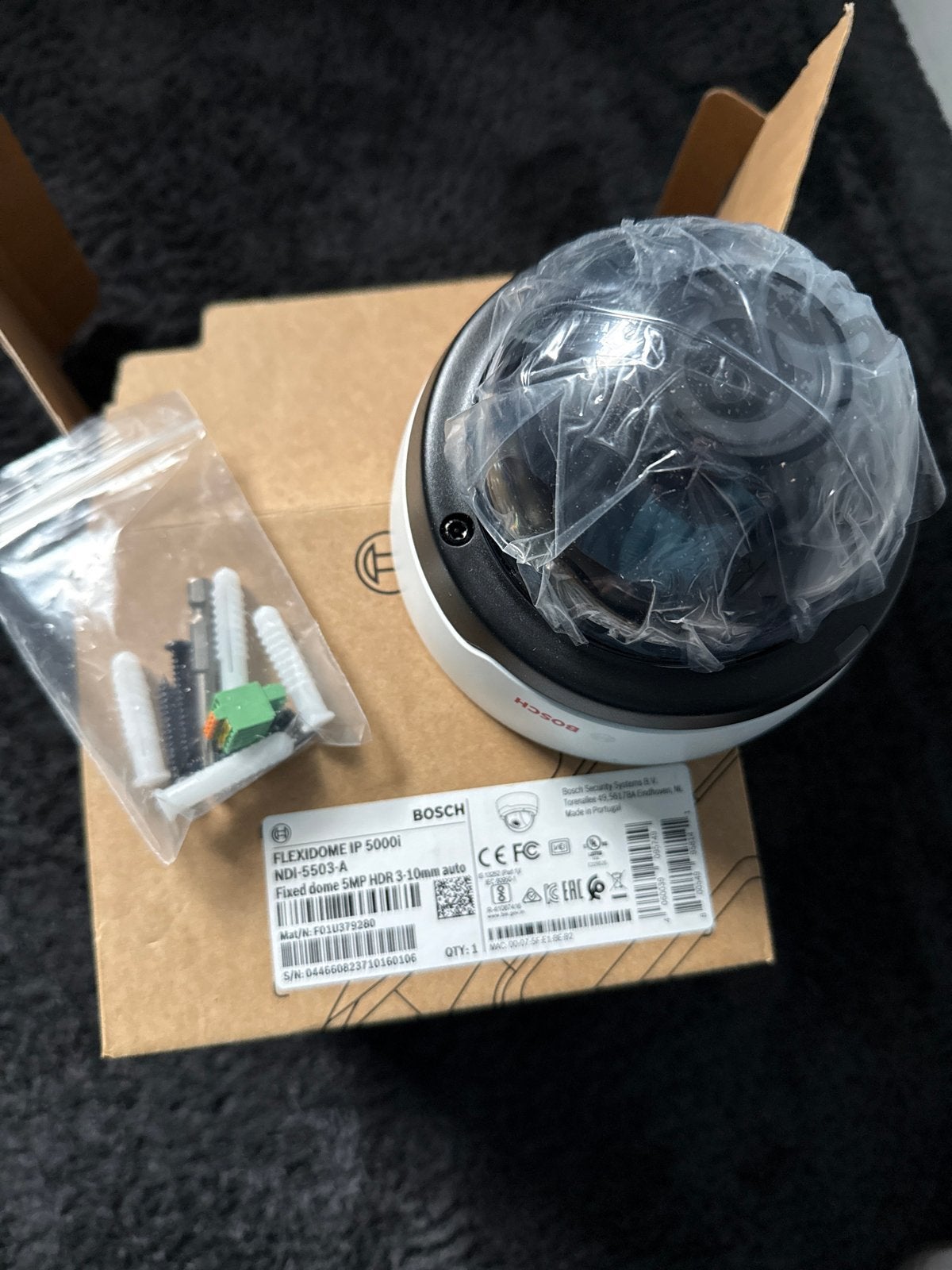 Nieuwe Bosch FLEXIDOME IP 5000i NDI-5503-A 5MP Dome Camera, Ophalen of Verzenden, Nieuw, Buitencamera
