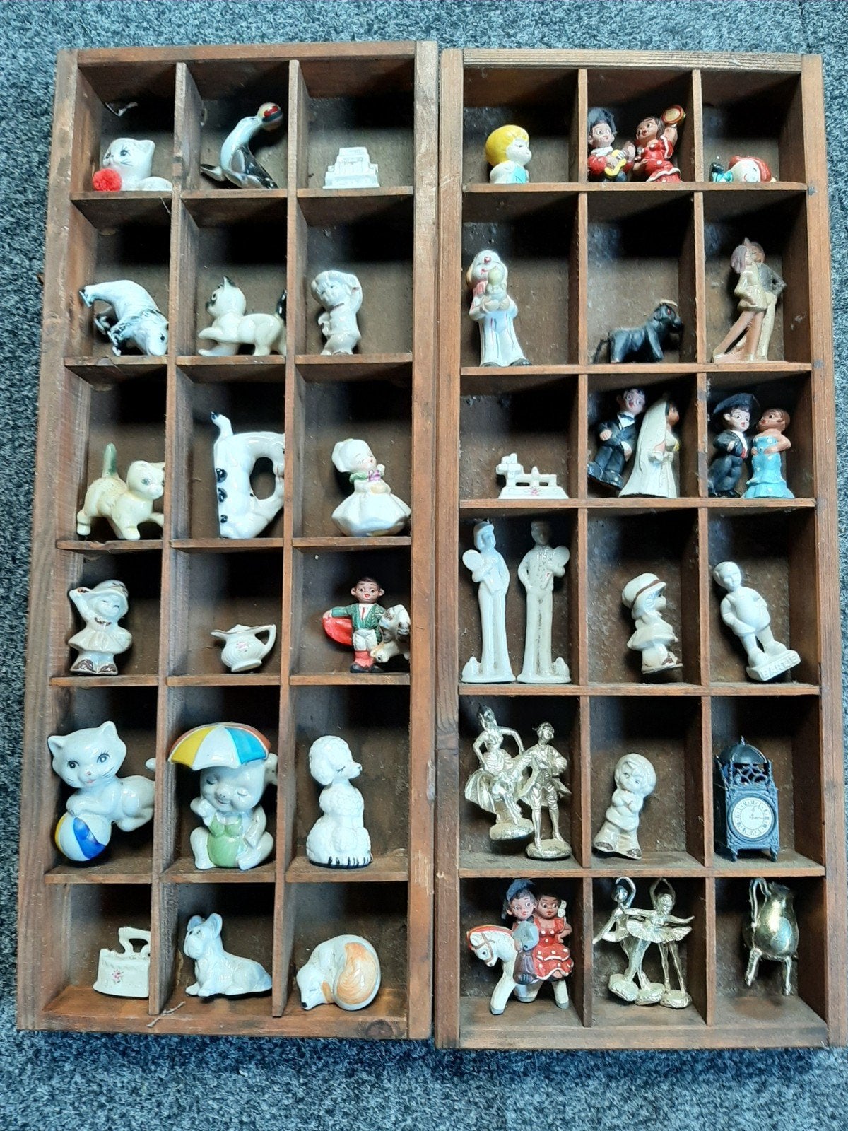 Te koop dubbele letterbak, Ophalen