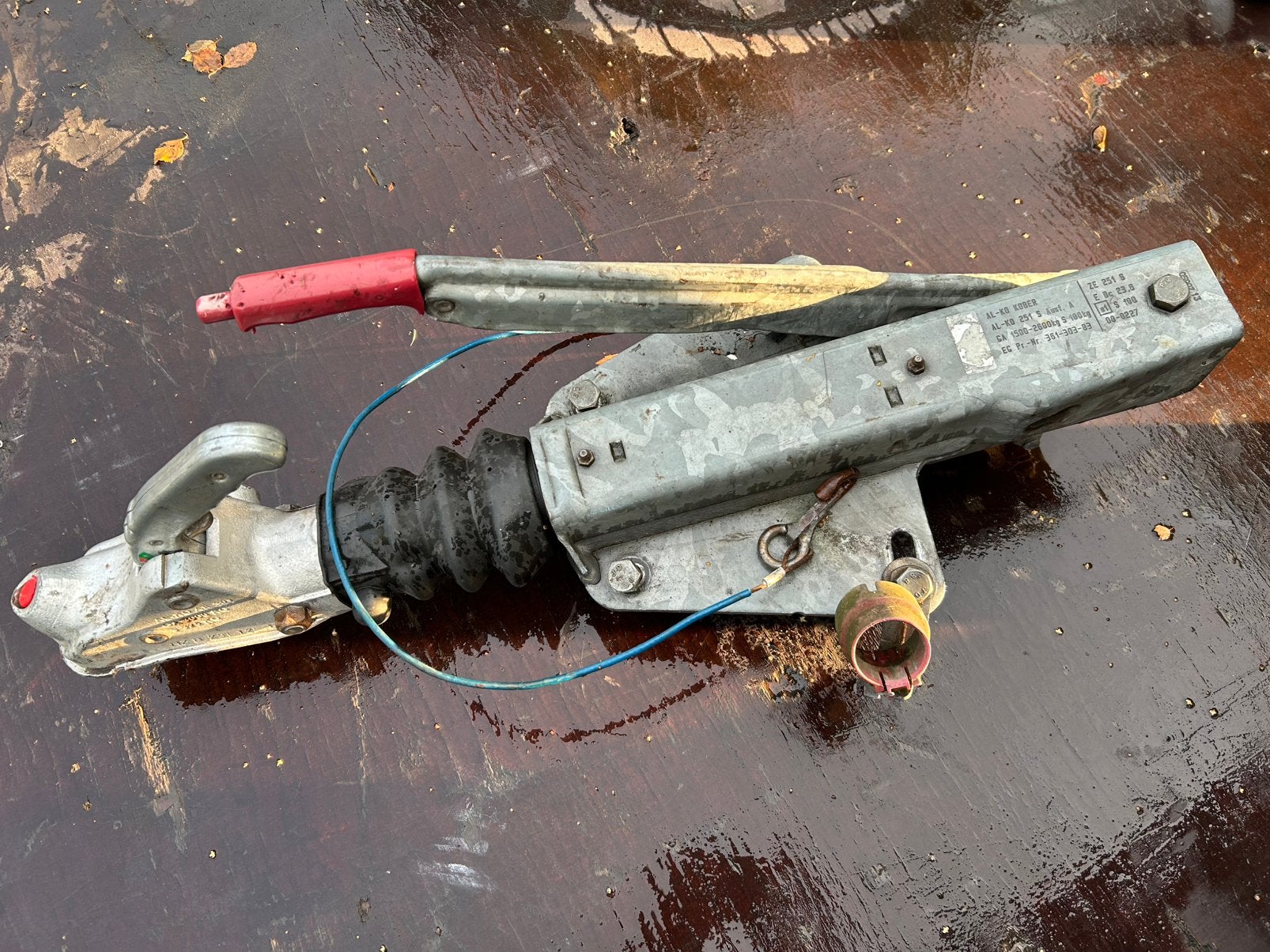 Alko oplooprem  1500-2600 kg, Ophalen, Gebruikt