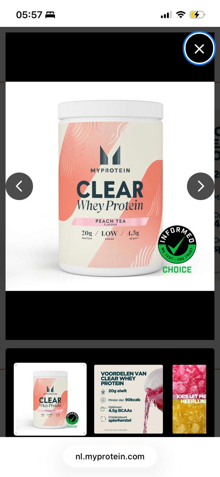Clear whey rasberry and cranberrie, Sieraden, Tassen en Uiterlijk, Uiterlijk | Dieet en Afvallen, Ophalen of Verzenden, Nieuw