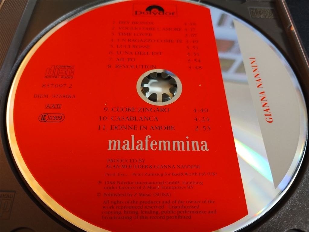 Gianna Nannini ‎– Malafemmina, Ophalen of Verzenden, Zo goed als nieuw, Pop