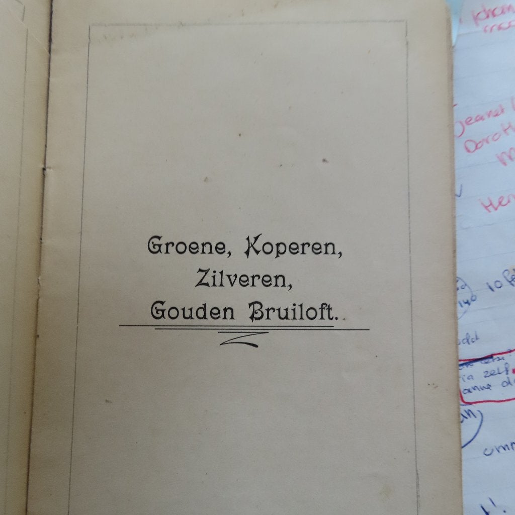 Oud boekje gezangen (christelijk) v.a Verliefd tot Jubileum, Verzenden