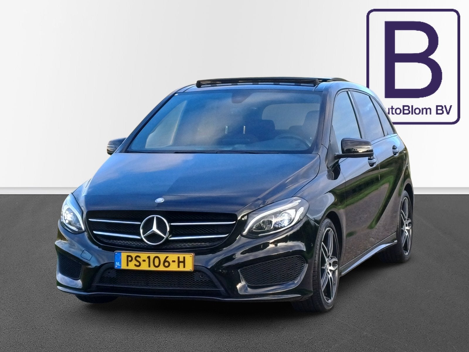 Mercedes-Benz B-Klasse 200 Prestige Pano/Leder/Trekh/NAP/Led, Auto's, 1325 kg, Gebruikt, Zwart, Bedrijf