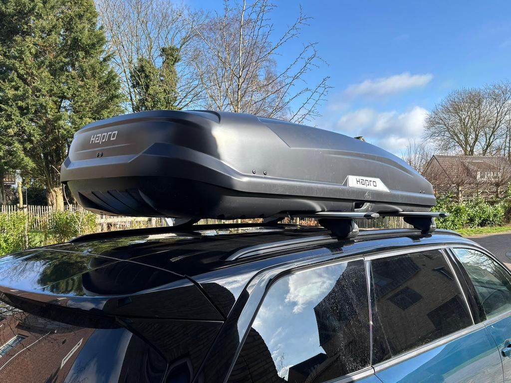 Te huur; hapro trivor 640liter (cronos aero 3 dakdragers), Ophalen, Zo goed als nieuw