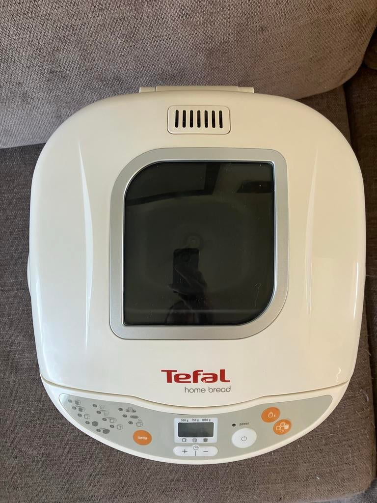 Tefal Home Bread broodbakmachine met instructieboekje, Witgoed en Apparatuur, Broodbakmachines, Gebruikt, Met timer, 800 tot 1200 gram deeg