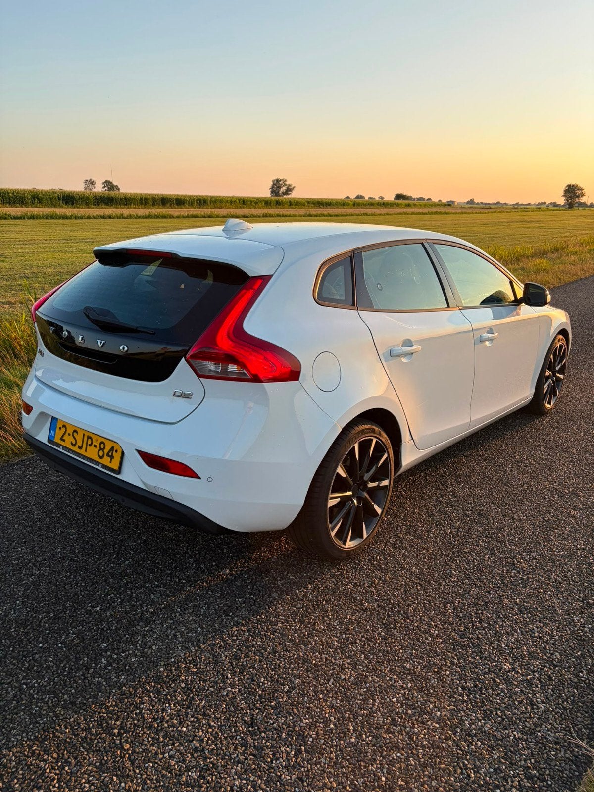 Volvo V40 1.6 D2 115PK 2013 Wit, Auto's, Voorwielaandrijving, Zwart, 4 cilinders, Wit