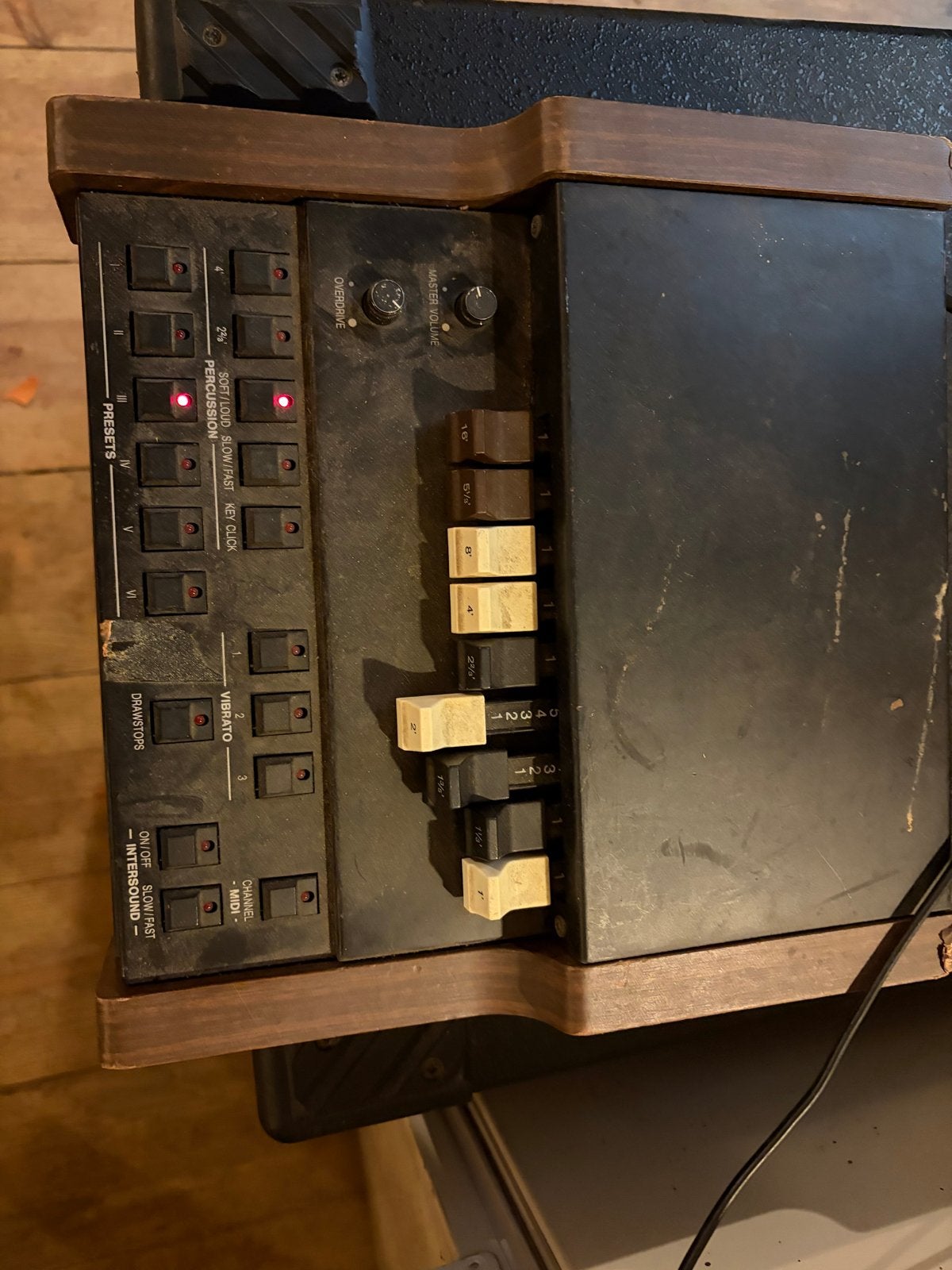 Viscount drawbars vintage module met MIDI, Gebruikt, Overige aantallen, Met midi-aansluiting, Ophalen