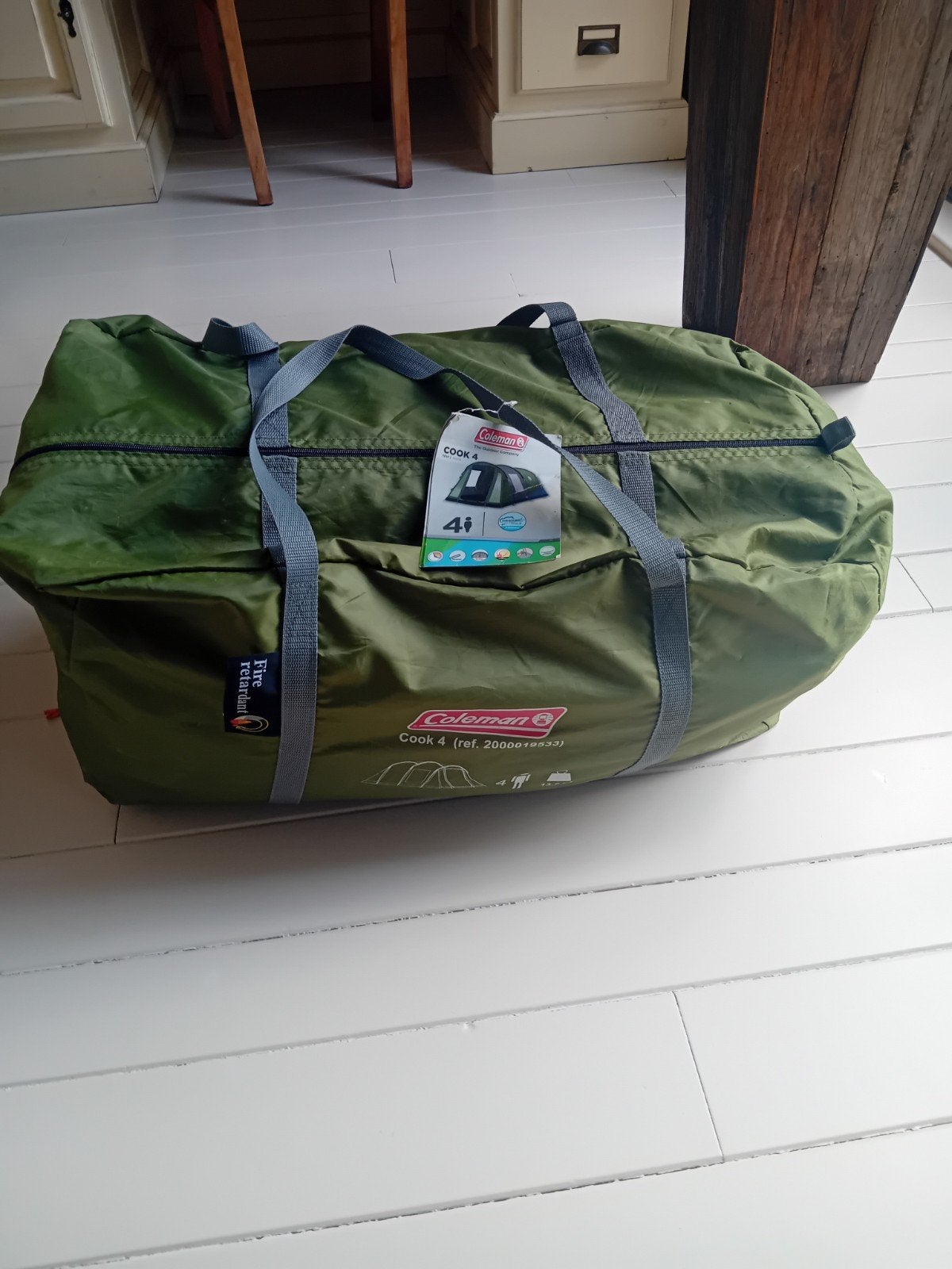 Coleman Cook 4 Tent - Groene 4-persoons tent, Caravans en Kamperen, Ophalen of Verzenden, Gebruikt, Tot en met 4