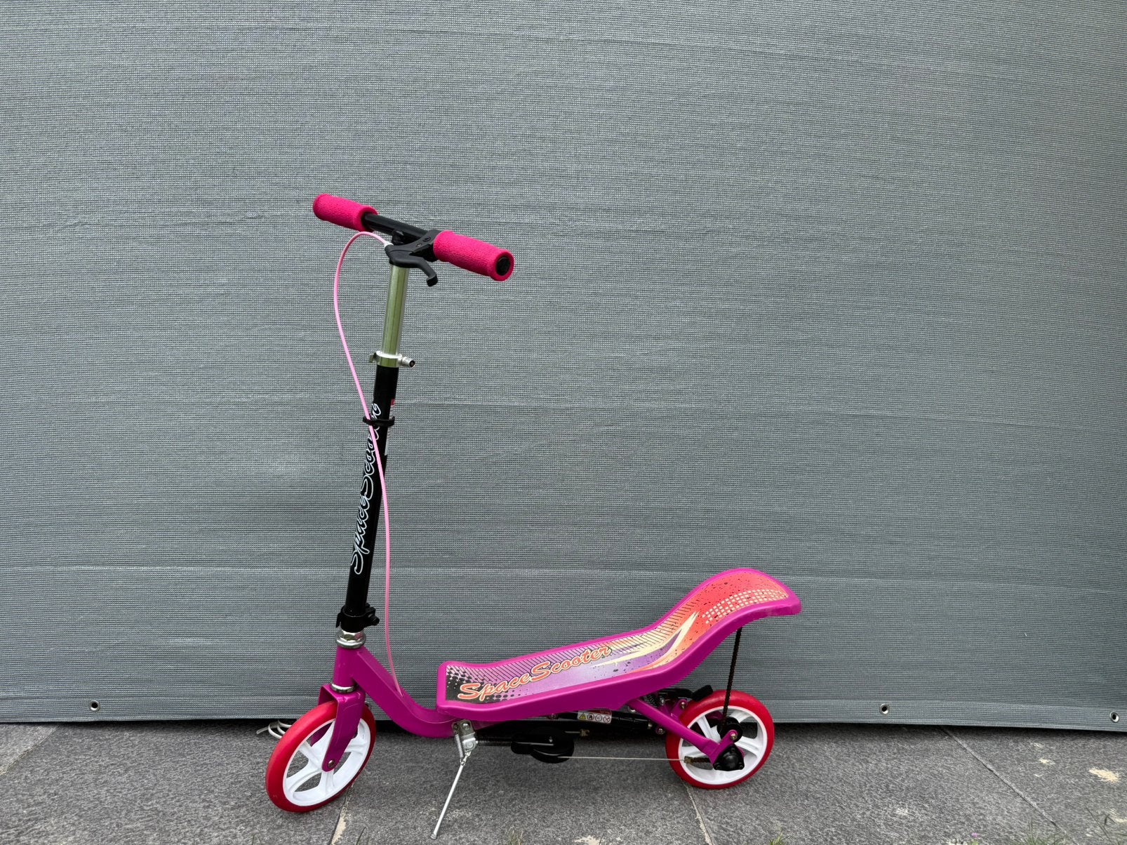 Space scooter, Ophalen, Gebruikt