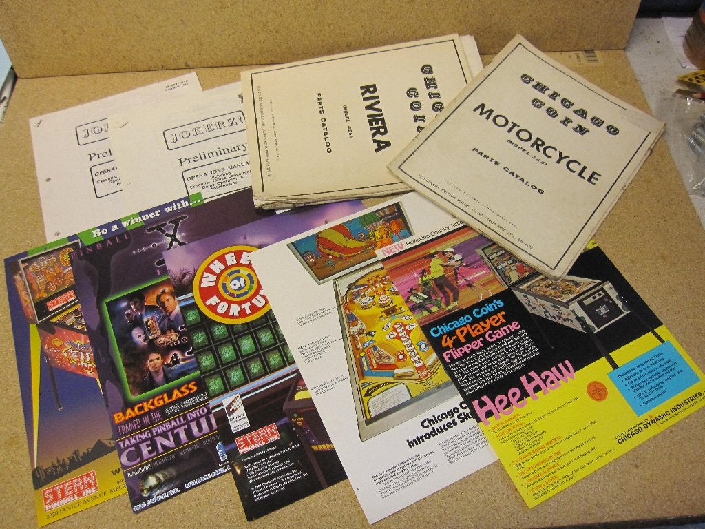B31 manuals/flyers, pinball and other, Verzamelen, Automaten | Flipperkasten, Ophalen of Verzenden, Gebruikt, Overige soorten