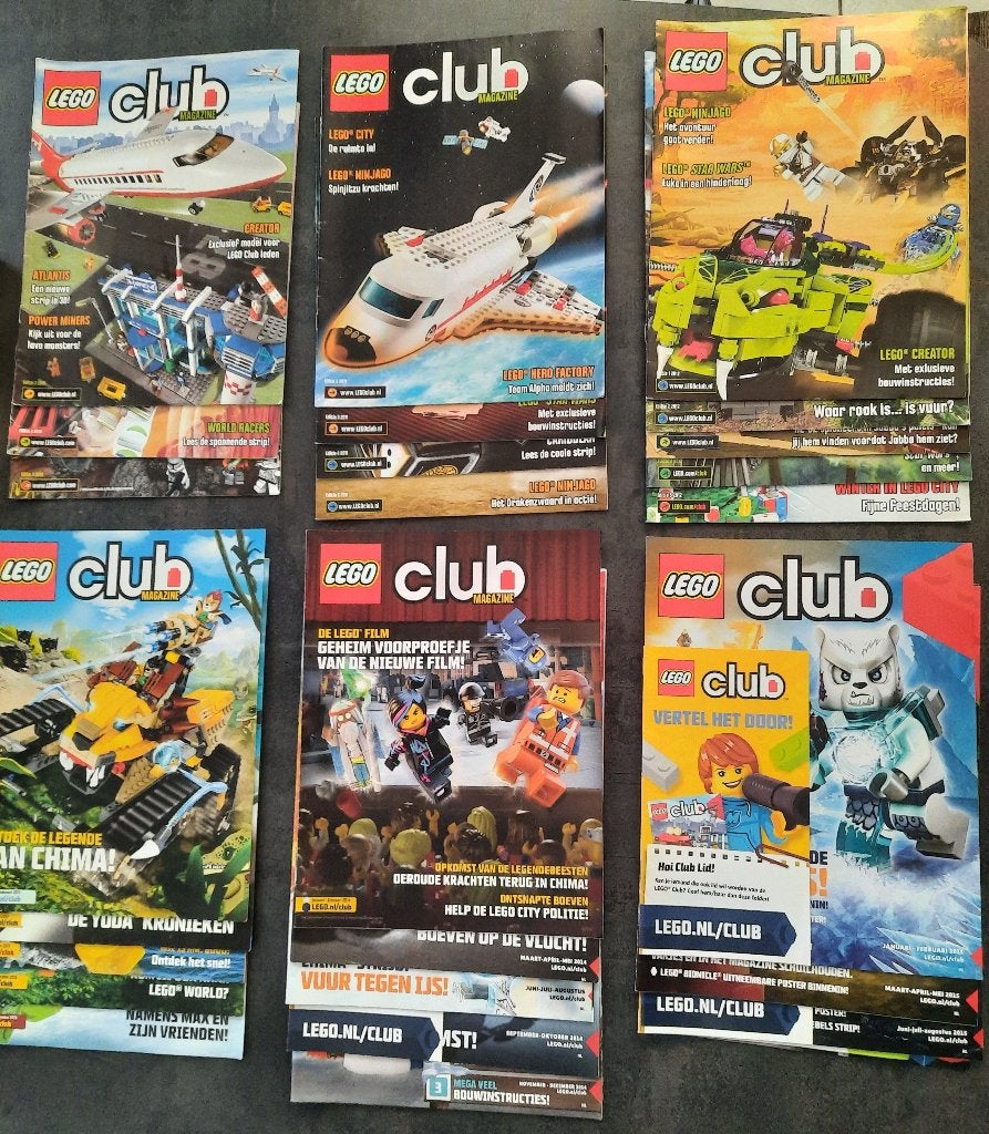 25 stuks Lego club magazine 2010 - 2015, Boeken, Tijdschriften en Kranten, Ophalen of Verzenden, Gelezen, Overige typen