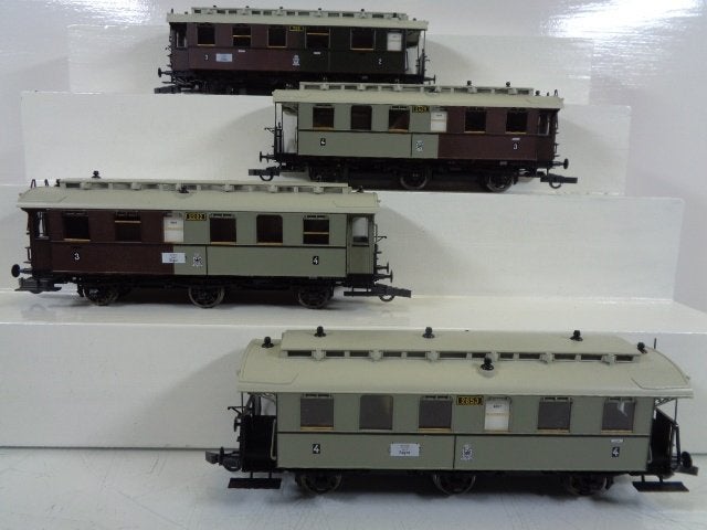 FLEISCHMANN stam KPEV rijtuigen (H0), Hobby en Vrije tijd, Gelijkstroom, Fleischmann, Wagon, Ophalen of Verzenden