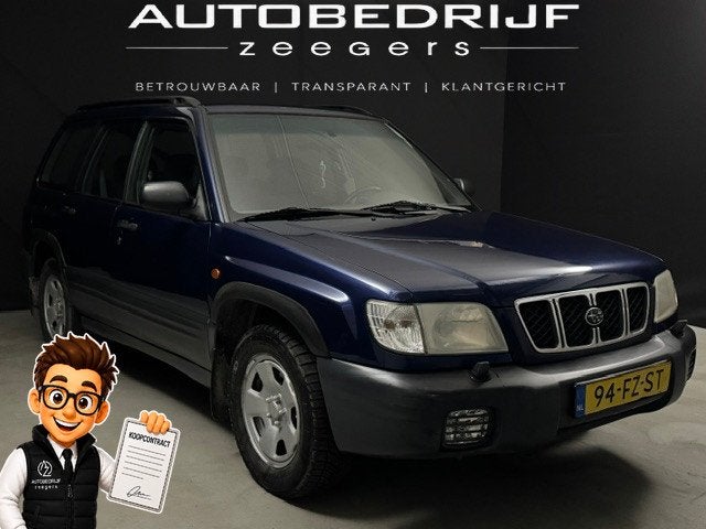 Subaru Forester 2.0 AWD Automaat (bj 2000), 4 cilinders, Blauw, Bedrijf, Forester