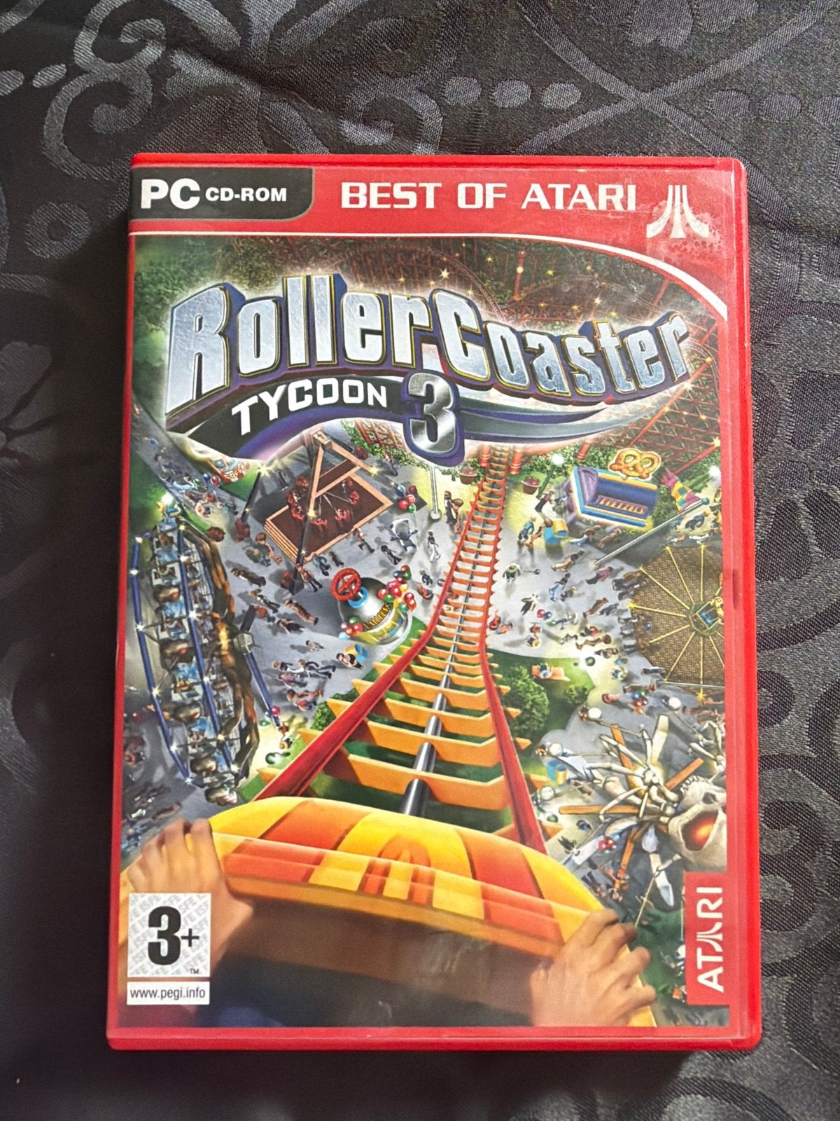 RollerCoaster Tycoon 3 PC CD-ROM - Best of Atari, Gebruikt, Verzenden, 1 speler, Eén computer
