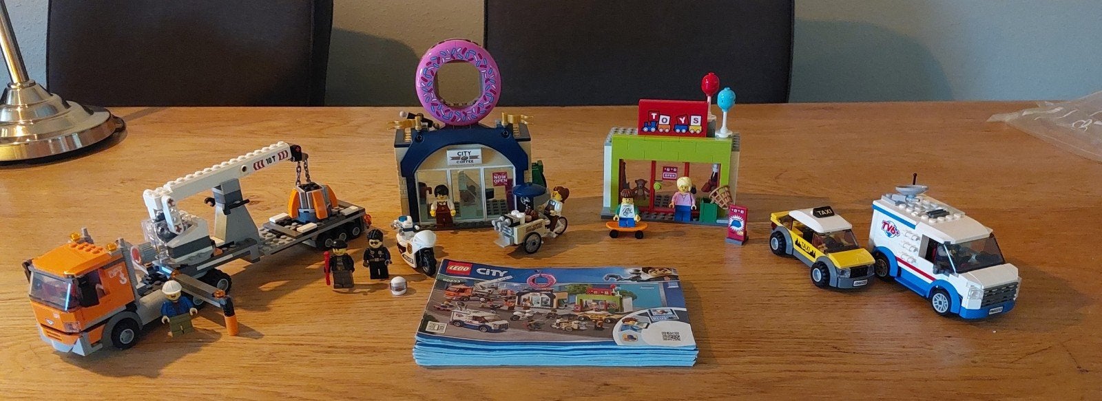 LEGO City,  Set 60233, Opening Donutwinkel, Ophalen, City, Lego, Compleet