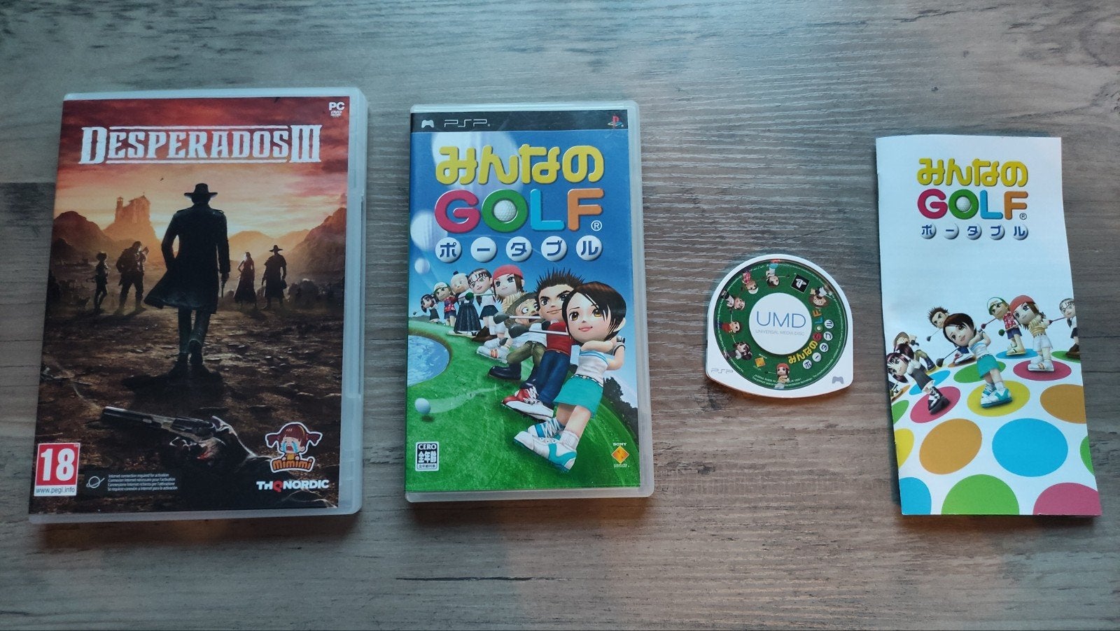 Golf psp game en gratis desperados 3 pc game, Spelcomputers en Games, Ophalen of Verzenden, Zo goed als nieuw, Sport, 3 spelers of meer